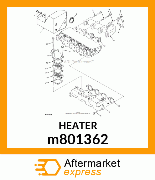 HEATER, AIR m801362