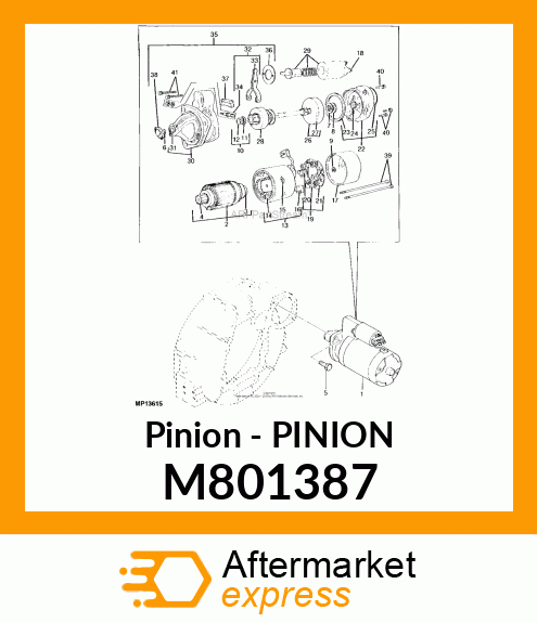 Pinion M801387