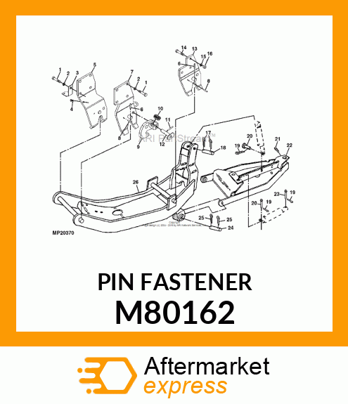 PIN FASTENER, DRILLED PIN M80162
