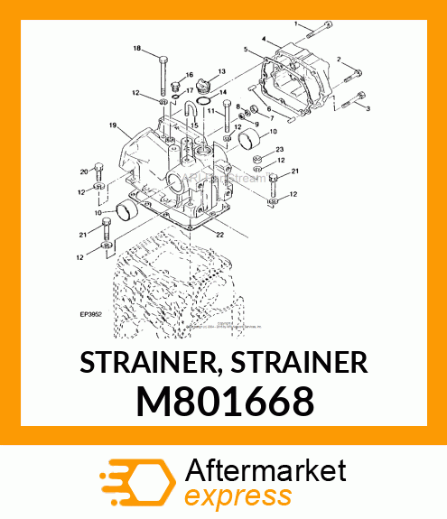 STRAINER, STRAINER M801668