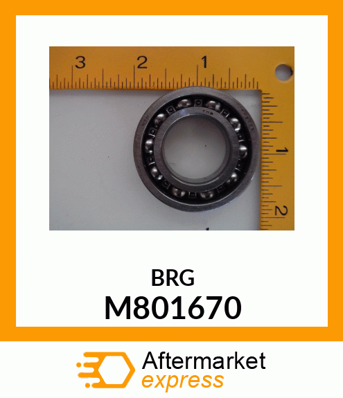 BALL BEARING, BEARING, BALL TMB005 M801670