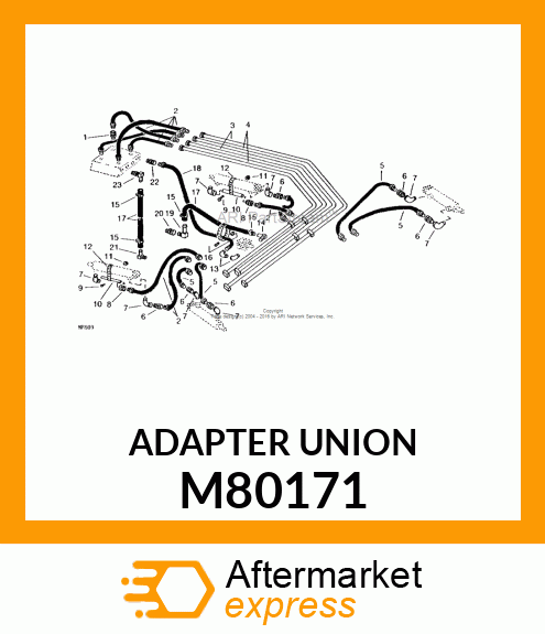 ADAPTER UNION M80171