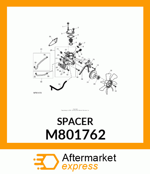 SPACER M801762