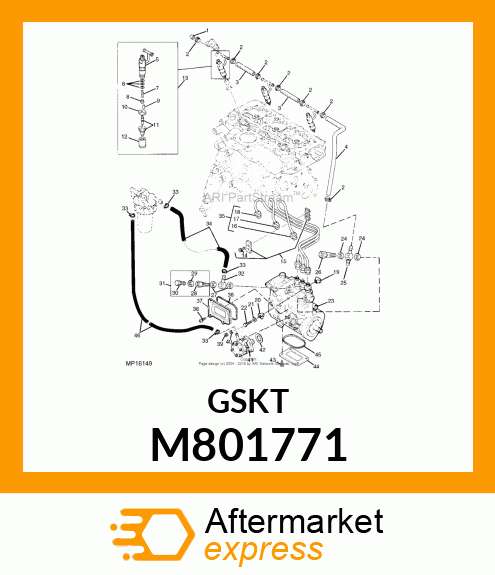 GASKET, COVER M801771