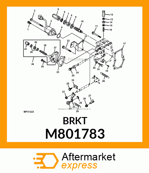 REGULATOR HANDLE M801783