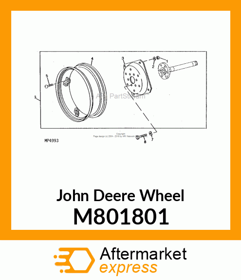 WHEEL W10 X 24 M801801