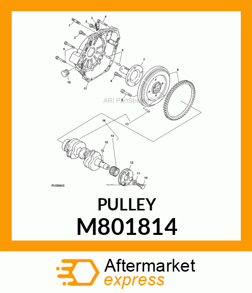Pulley M801814