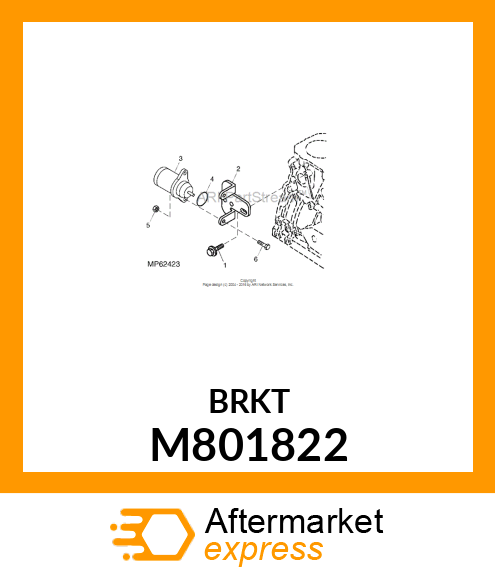 BRACKET, SOLENOID M801822