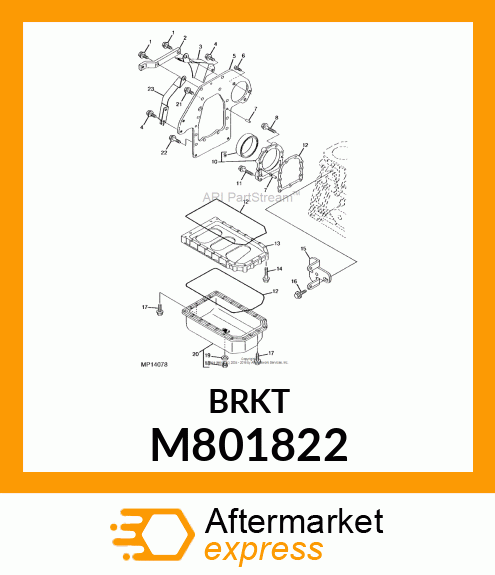 BRACKET, SOLENOID M801822