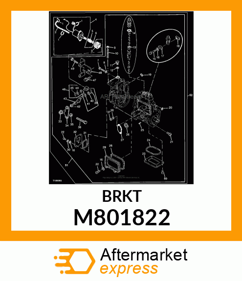 BRACKET, SOLENOID M801822