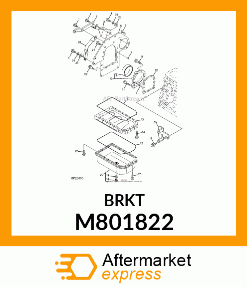 BRACKET, SOLENOID M801822