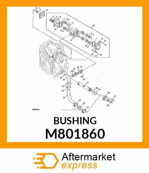 BUSHING, COLLAR M801860