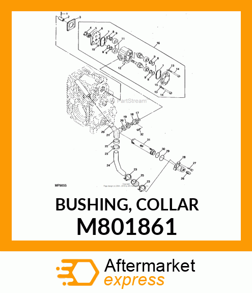 BUSHING, COLLAR M801861