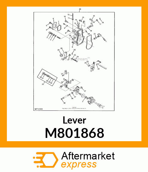 Lever M801868