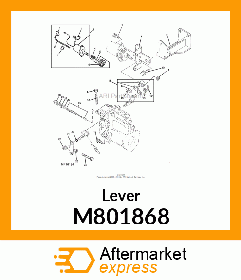 Lever M801868