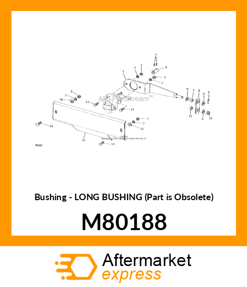 Bushing - LONG BUSHING (Part is Obsolete) M80188