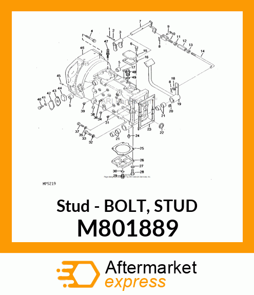 Stud - BOLT, STUD M801889