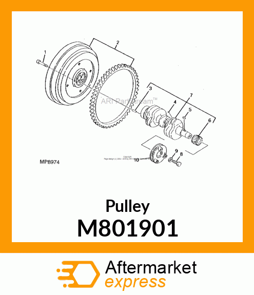 Pulley M801901