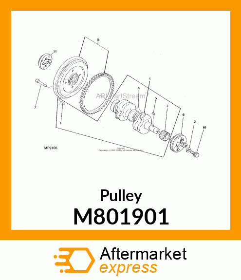 Pulley M801901