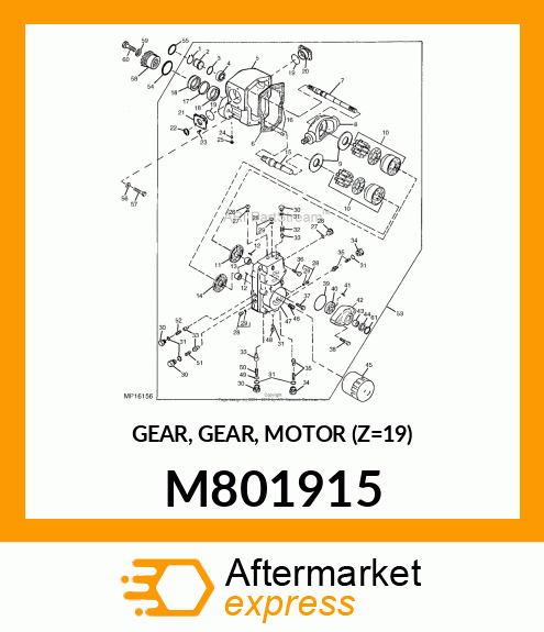 GEAR, GEAR, MOTOR (Z=19) M801915