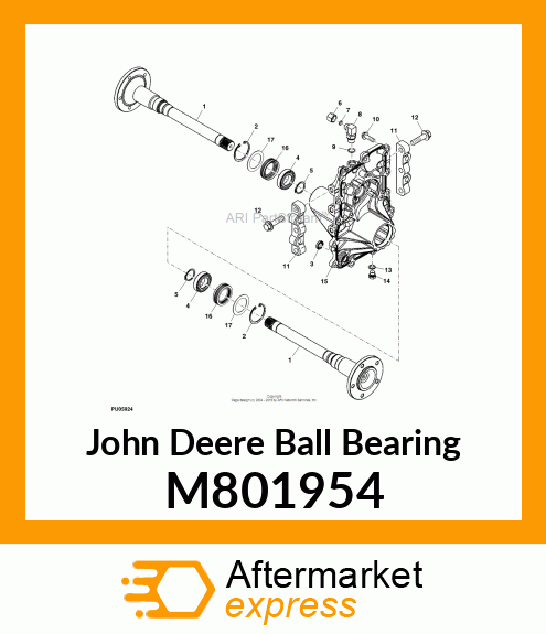 BALL BEARING, BEARING TMB007 M801954