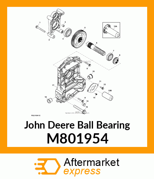 BALL BEARING, BEARING TMB007 M801954