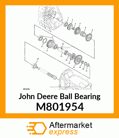 BALL BEARING, BEARING TMB007 M801954