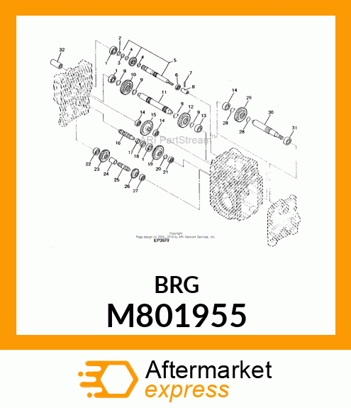 BEARING, BEARING 6302RSH2 M801955