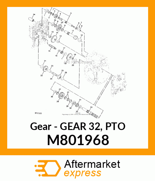 Gear 32 Pto M801968