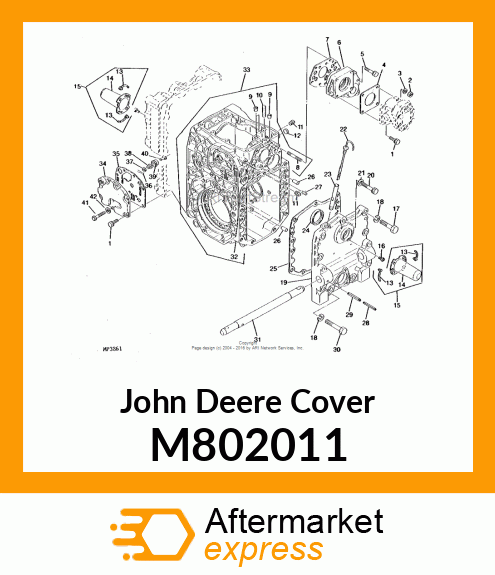 COVER, COVER, REAR M802011