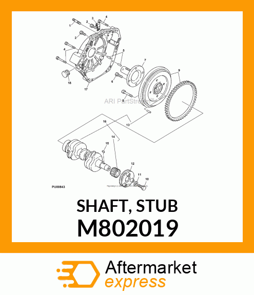 Shaft M802019