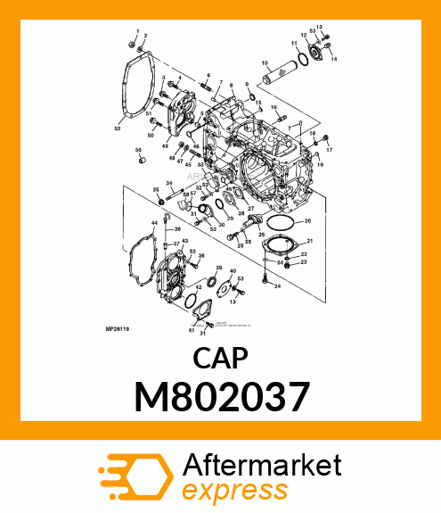 CAP, CAP, SEALING 30 M802037