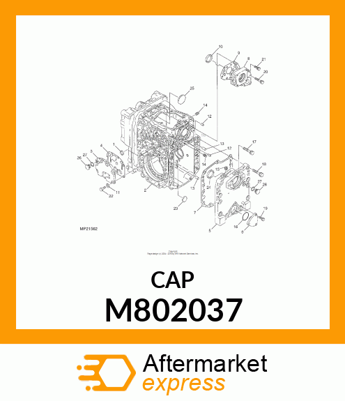 CAP, CAP, SEALING 30 M802037