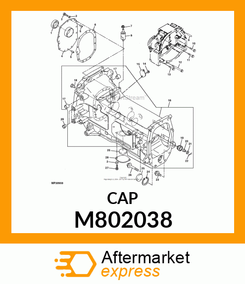 CAP, SEALINGS 55 M802038