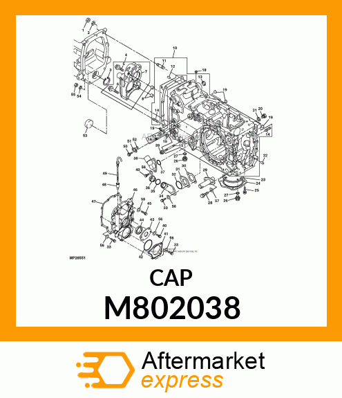 CAP, SEALINGS 55 M802038