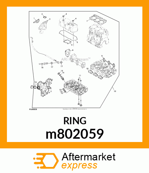 GASKET, BONNET m802059