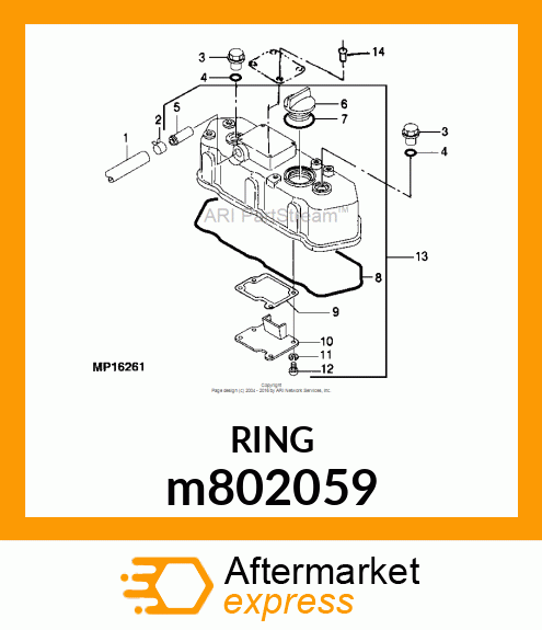 GASKET, BONNET m802059