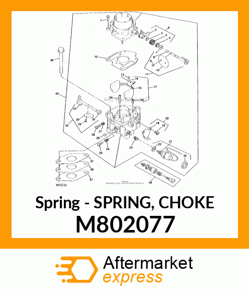 Spring - SPRING, CHOKE M802077