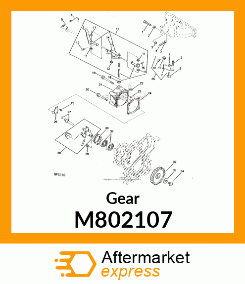 Gear M802107