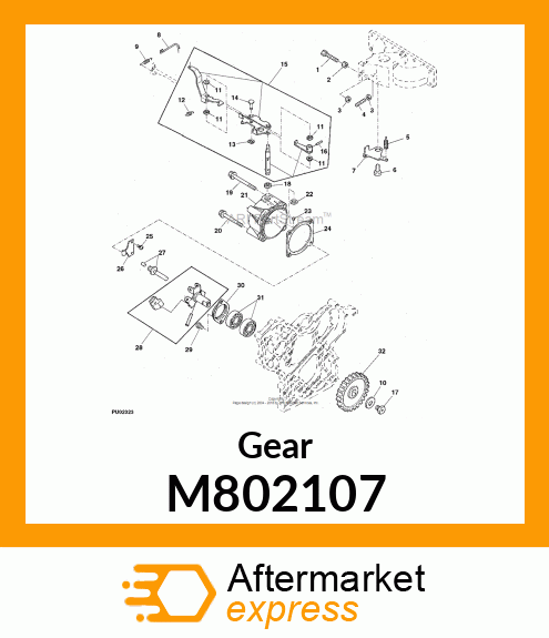 Gear M802107