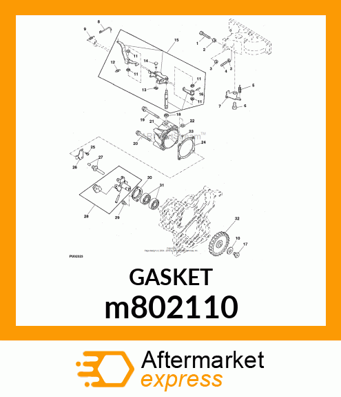 GASKET, CASE m802110