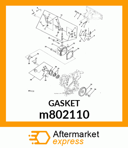 GASKET, CASE m802110