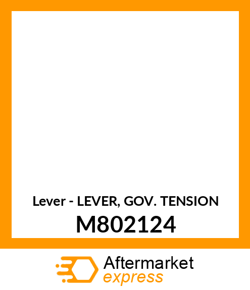 Lever - LEVER, GOV. TENSION M802124