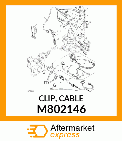 CLIP, CABLE M802146