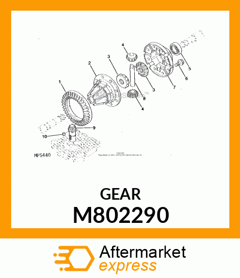 Bevel Gear Drive M802290