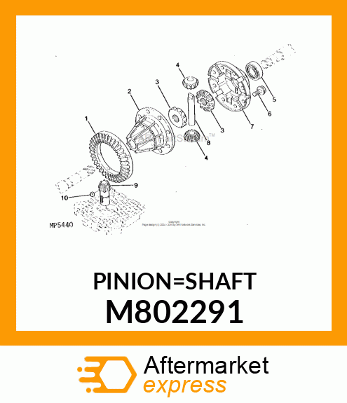 Pinion Shaft M802291