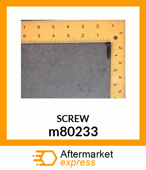 SCREW, ARMATURE MOUNTING m80233