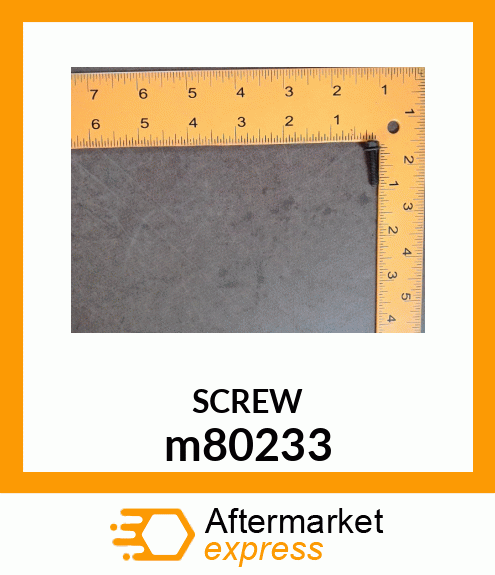 SCREW, ARMATURE MOUNTING m80233