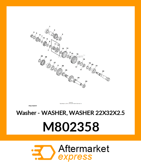 Washer M802358