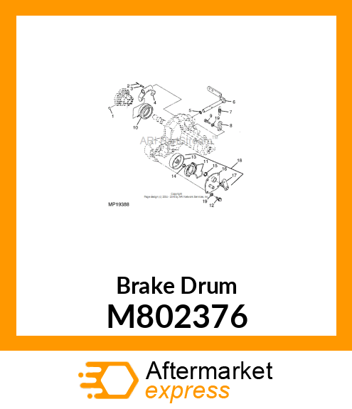 Brake Drum M802376